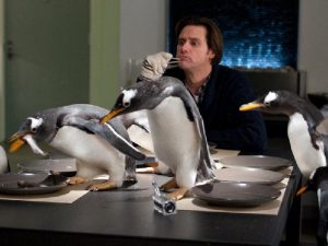 Джим Керри и его пингвины фото